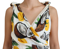 Load image into Gallery viewer, Dolce & Gabbana Elegant White Silk Sheath Mini Dress