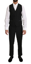 Load image into Gallery viewer, Dolce & Gabbana Sleek Black Slim Fit Formal Vest