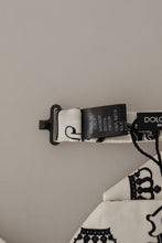 Load image into Gallery viewer, Dolce & Gabbana Elegant Silk Crown-Patterned Bow Tie