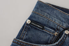 Load image into Gallery viewer, Dolce & Gabbana Elevated Elegance Checkered Back Denim Pants