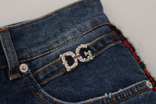 Load image into Gallery viewer, Dolce & Gabbana Elevated Elegance Checkered Back Denim Pants