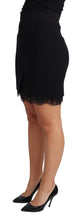 Load image into Gallery viewer, Dolce & Gabbana Elegant High-Waist Lace Mini Skirt