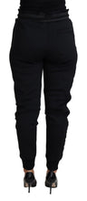 Load image into Gallery viewer, Dolce & Gabbana Elegant Black Jogger Trousers with Iconic Logo