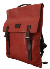 Load image into Gallery viewer, Dolce & Gabbana Elegant Calfskin Leather Backpack in Orange