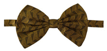 Load image into Gallery viewer, Dolce & Gabbana Elegant Gold Silk Bow Tie
