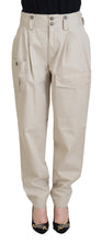 Load image into Gallery viewer, Dolce & Gabbana Elegant Beige Cotton Trousers
