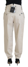 Load image into Gallery viewer, Dolce & Gabbana Elegant Beige Cotton Trousers