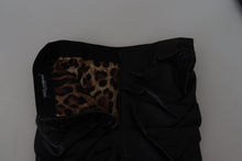 Load image into Gallery viewer, Dolce & Gabbana Chic High Waist A-Line Leather Mini Skirt