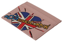 Load image into Gallery viewer, Dolce & Gabbana Chic Pink Leather Cardholder with Exclusive Print