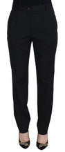 Load image into Gallery viewer, Dolce & Gabbana Elegant Black Tailored Trousers