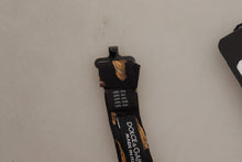 Load image into Gallery viewer, Dolce & Gabbana Black Orange Car Print Silk Bow Tie