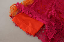 Load image into Gallery viewer, Dolce & Gabbana Elegant Lace High-Waist Shorts in Dual-Tones