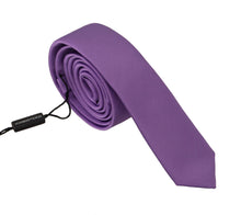 Load image into Gallery viewer, Dolce & Gabbana Elegant Purple Silk Bow Tie