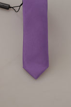Load image into Gallery viewer, Dolce & Gabbana Elegant Purple Silk Bow Tie
