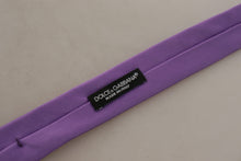 Load image into Gallery viewer, Dolce & Gabbana Elegant Purple Silk Bow Tie