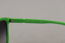 Load image into Gallery viewer, Dolce & Gabbana Chic Green Acetate Round Sunglasses