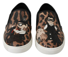 Load image into Gallery viewer, Dolce & Gabbana Chic Leopard Print Loafers for Elegant Comfort