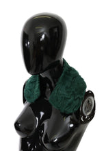 Load image into Gallery viewer, Dolce & Gabbana Elegant Lambskin Fur Scarf in Lush Green