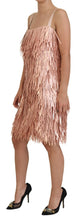 Load image into Gallery viewer, Dolce & Gabbana Elegant Pink A-Line Tinsel Dress