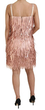 Load image into Gallery viewer, Dolce & Gabbana Elegant Pink A-Line Tinsel Dress