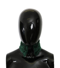 Load image into Gallery viewer, Dolce & Gabbana Luxurious Green Lambskin Scarf for Women