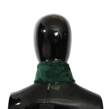 Load image into Gallery viewer, Dolce & Gabbana Luxurious Green Lambskin Scarf for Women