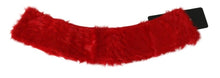 Load image into Gallery viewer, Dolce & Gabbana Elegant Red Lambskin Scarf