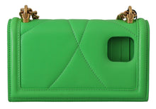 Load image into Gallery viewer, Dolce & Gabbana Elegant Leather iPhone Wallet Case with Chain