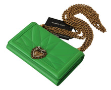 Load image into Gallery viewer, Dolce & Gabbana Elegant Leather iPhone Wallet Case with Chain