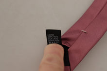 Load image into Gallery viewer, Dolce & Gabbana Elegant Pink Silk Bow Tie