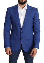 Load image into Gallery viewer, Dolce & Gabbana Exquisite Blue Wool Martini Blazer Jacket