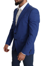 Load image into Gallery viewer, Dolce & Gabbana Exquisite Blue Wool Martini Blazer Jacket