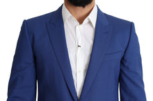 Load image into Gallery viewer, Dolce & Gabbana Exquisite Blue Wool Martini Blazer Jacket