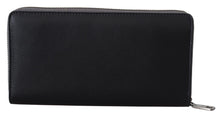 Load image into Gallery viewer, Dolce & Gabbana Elegant Textured Leather Zip-Around Wallet