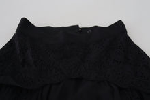Load image into Gallery viewer, Dolce & Gabbana Elegant High-Waist Midi Silk-Blend Skirt