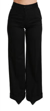 Load image into Gallery viewer, Dolce & Gabbana Elegant High Waist Flared Cashmere Pants