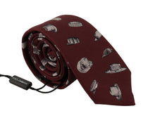 Load image into Gallery viewer, Dolce & Gabbana Maroon Elegance Silk Tie