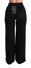Load image into Gallery viewer, Dolce & Gabbana Elegant High Waist Flared Cashmere Pants