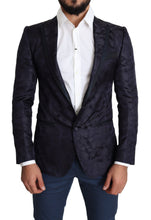 Load image into Gallery viewer, Dolce & Gabbana Elegant Silk Blend Martini Blazer in Blue