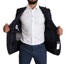 Load image into Gallery viewer, Dolce & Gabbana Elegant Silk Blend Martini Blazer in Blue