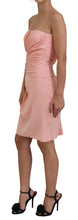 Load image into Gallery viewer, Dolce & Gabbana Elegant Pink Strapless Midi Silhouette