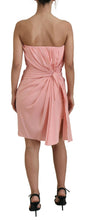 Load image into Gallery viewer, Dolce & Gabbana Elegant Pink Strapless Midi Silhouette
