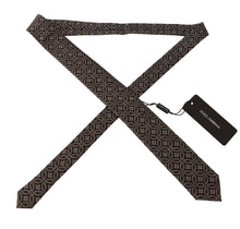Load image into Gallery viewer, Dolce & Gabbana Elegant Silk Black and White Bow Tie