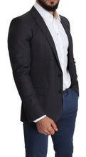Load image into Gallery viewer, Dolce & Gabbana Elegant Black Virgin Wool Martini Blazer