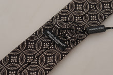 Load image into Gallery viewer, Dolce & Gabbana Elegant Silk Black and White Bow Tie