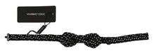 Load image into Gallery viewer, Dolce & Gabbana Elegant Black Polka Dot Silk Bow Tie