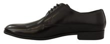 Load image into Gallery viewer, Dolce & Gabbana Elegant Black Leather Derby Shoes