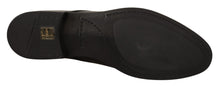 Load image into Gallery viewer, Dolce & Gabbana Elegant Black Leather Derby Shoes