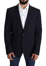 Load image into Gallery viewer, Dolce & Gabbana Exquisite Black Wool Stretch Martini Blazer