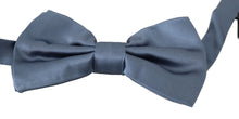 Load image into Gallery viewer, Dolce & Gabbana Elegant Blue Silk Bow Tie